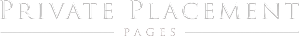 Private Placement Pages